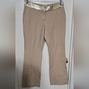 Metro 7 Tan Women's Boot Cut Pants